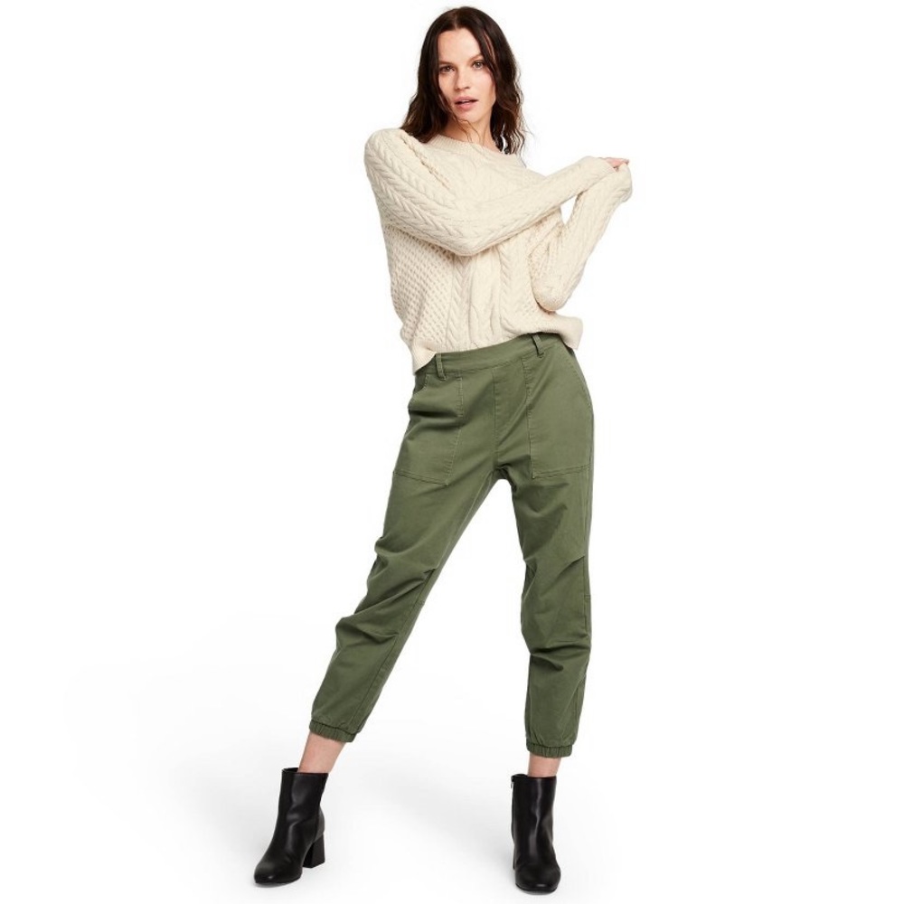 Nili Lotan x Target. NWT. High-rise ankle pant olive green size XXS